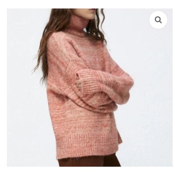 Zara Oversized Wool/Alpca Blend Sweater XS-S - Picture 3 of 6